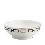 Ginori Catene Black Salad Bowl - 10.4"